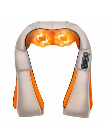 masajeador electrico cervical y lumbar portatil 8 rodillos rotacion bidireccional masajeador electrico cervical y lumbar portatil 8 rodillos rotacion bidireccional